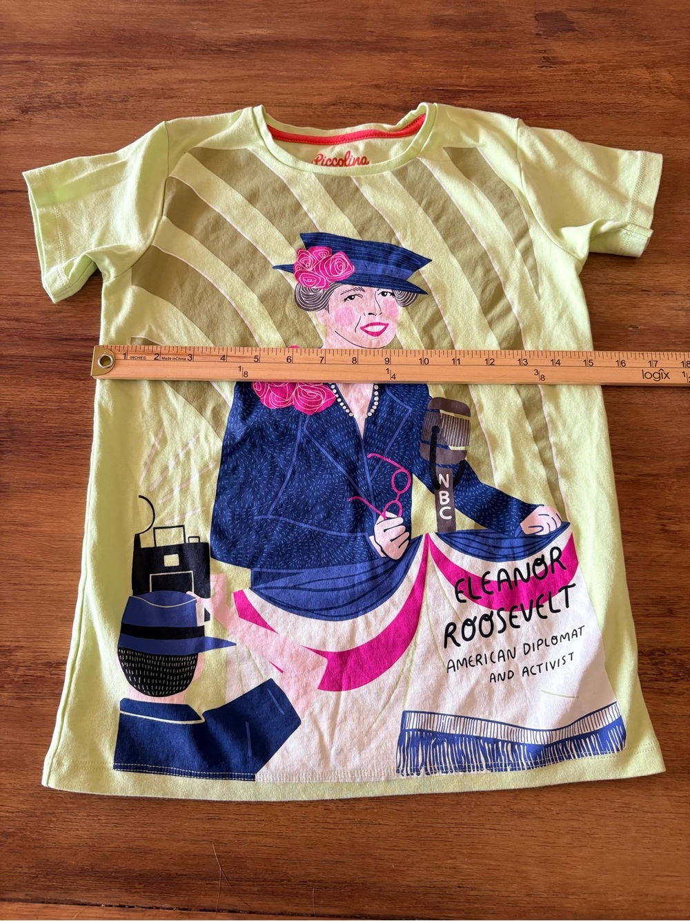 Piccolina Eleanor Roosevelt Graphic Tee - Female heroes back to school 🏫 - Picture 7 of 7